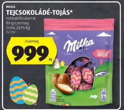 ALDI Milka Tejcsokoládé Tojás ajánlat