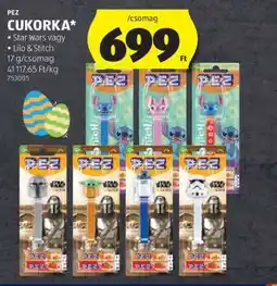 ALDI Pez cukorka ajánlat