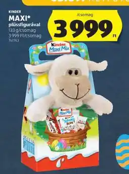 ALDI KINDER MAXI plüssfigurával ajánlat