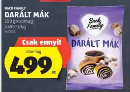 ALDI BACK FAMILY DARÁLT MÁK ajánlat