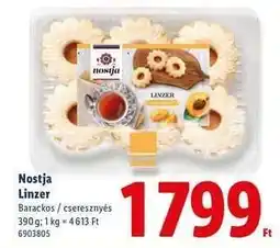 Lidl Nostja Linzer ajánlat