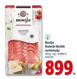 Lidl Nostja Dalmát füstölt sertéstarja ajánlat