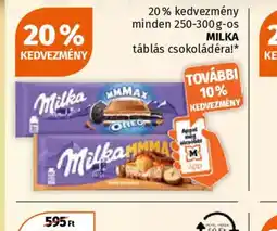 Müller Milka táblás csokoládé ajánlat