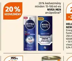 Müller NIVEA MEN arcápol ajánlat