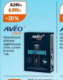 Müller AVEO MEN Testszőrnyír ajánlat