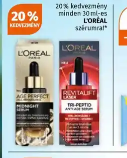 Müller L'ORÉAL szérum ajánlat