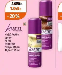 Müller KARTIST Hajtőfesték spray ajánlat