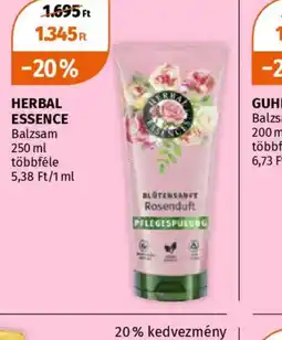 Müller HERBAL ESSENCE Balzsam ajánlat