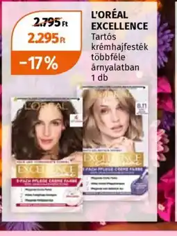Müller L'ORÉAL EXCELLENCE krémhajfesték ajánlat