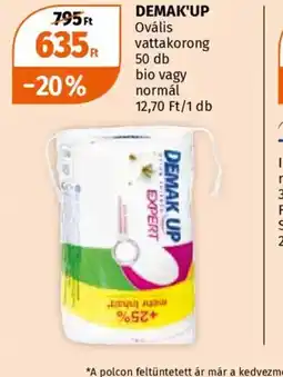 Müller DEMAK'UP Ovális vattakorong ajánlat