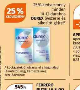 Müller DUREX vszer és síkosít gél ajánlat