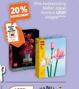 Müller LEGO virág ajánlat