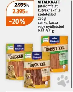 Müller VITALKRAFT Jutalomfalat kutyáknak filé szeletekből ajánlat