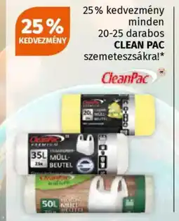 Müller CLEAN PAC szemeteszsákra ajánlat