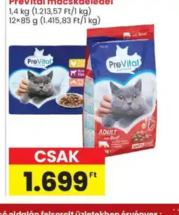 Spar Market PreVital macskaeledel ajánlat