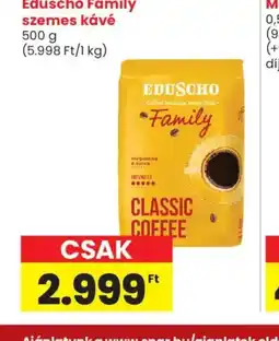 Spar Market Eduscho Family szemes kávé ajánlat