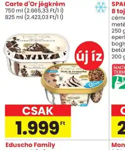 Spar Market Carte d'Or jégkrém ajánlat