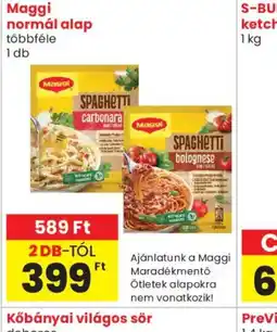 Spar Market Maggi normál alap ajánlat