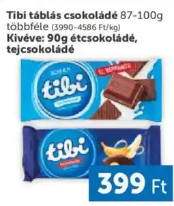 PRIVÁT Tibi táblás csokoládé ajánlat