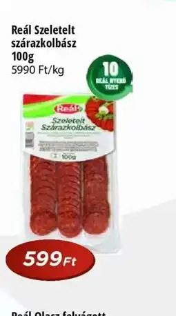 Real Reál Szeletelt szárazkolbász ajánlat