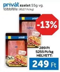 PRIVÁT Privát szelet ajánlat