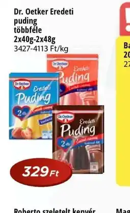 Real Dr. Oetker Eredeti puding ajánlat
