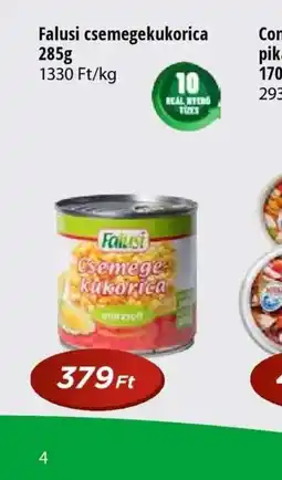 Real Falusi csemegekukorica ajánlat