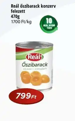 Real Reál őszibarack konzerv ajánlat