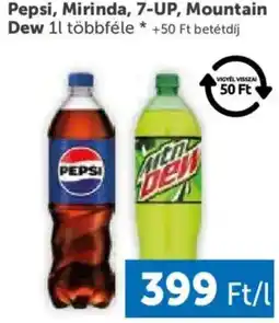 PRIVÁT Pepsi, Mirinda, 7-UP, Mountain Dew ajánlat