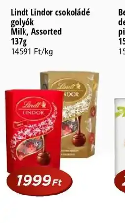 Real Lindt Lindor csokoládé golyk ajánlat
