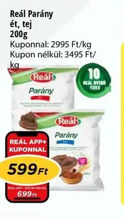 Real Reál Parány ét, tej ajánlat