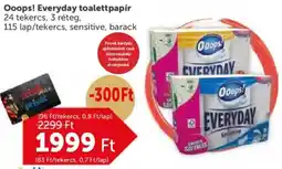 PRIVÁT Ooops! Everyday toalettpapír ajánlat