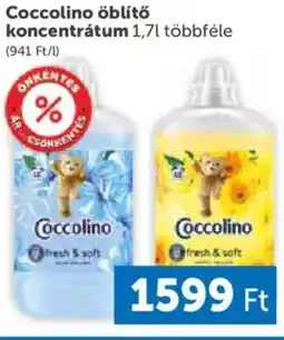 PRIVÁT Coccolino öblítő koncentrátum ajánlat