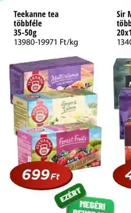 Real Teekanne tea ajánlat