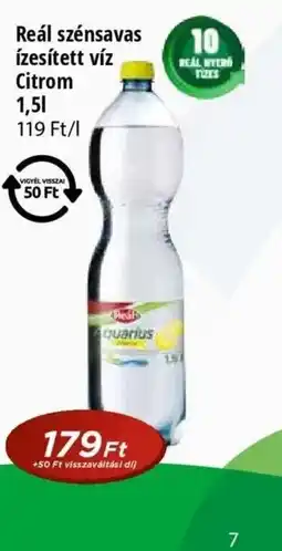 Real Reál szénsavas ízesített víz Citrom ajánlat