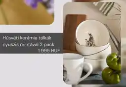 Sinsay Húsvéti kerámia tálkák nyuszis mintával ajánlat