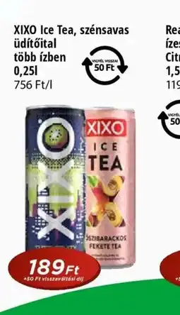 Real XIXO Ice Tea szénsavas üdítőital ajánlat