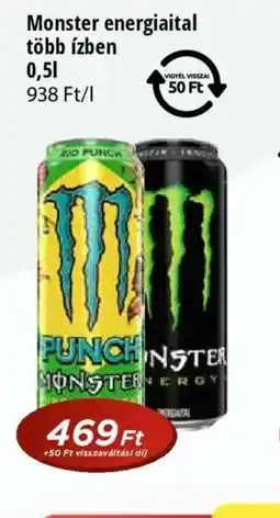 Real Monster energiaital ajánlat