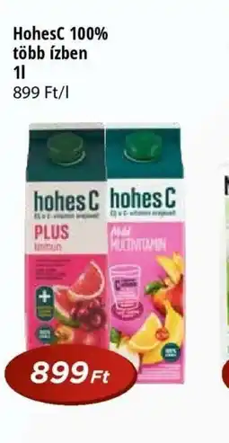 Real HohesC 100% gyümölcslé ajánlat