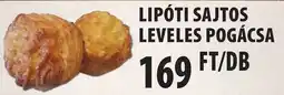 Coop Lipóti sajtos leveles pogácsa ajánlat