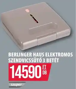 Coop Berlinger Haus Elektromos szendvicssütő ajánlat