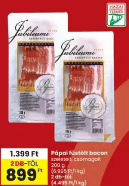 Spar Pápai füstölt bacon ajánlat