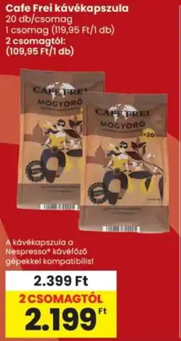 Spar Cafe Frei kávékapszula ajánlat