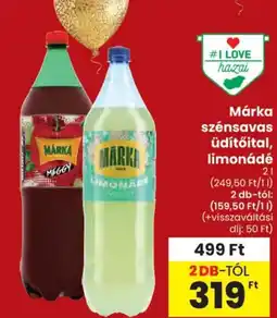 Spar Márka szénsavas Üdítőital, limonádé ajánlat