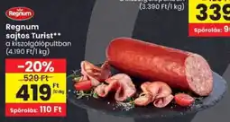 Spar Regnum sajtos Turist ajánlat