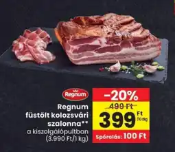 Spar Regnum füstölt kolozsvári szalonna ajánlat