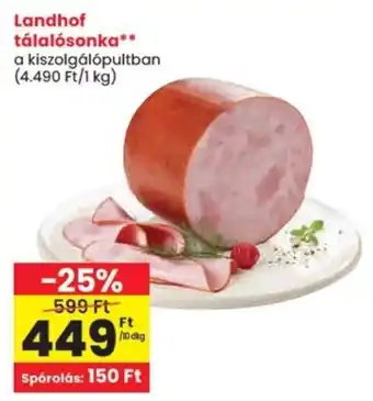Spar Landhof tálalósonka ajánlat