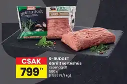 Spar S-BUDGET darált sertéshús ajánlat