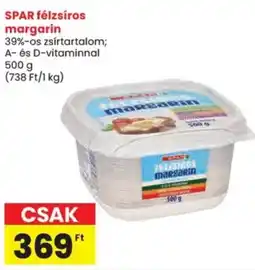 Spar SPAR félzsíros margarin ajánlat