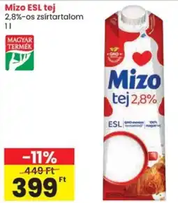 Spar Mizo ESL tej 2,8%-os ajánlat